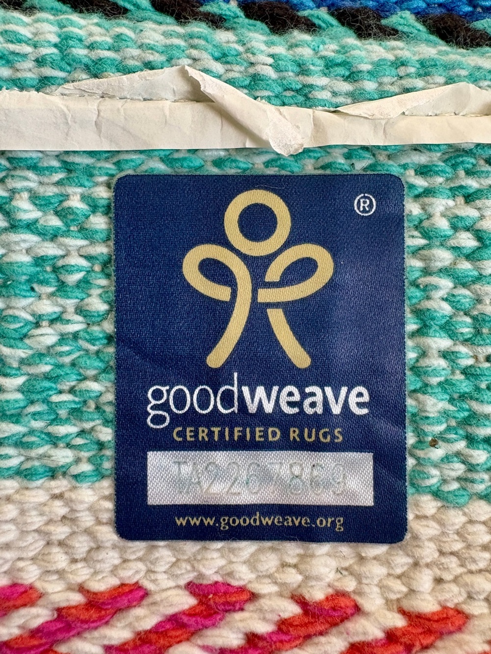 Goodweave Small Multi-Colored Accent Rug - Picture 3 of 5